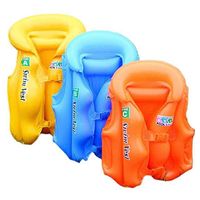Summer Water Safety PVC Inflatable Kids Swimming Vest Manufacturer Kids Swimming Life Jackets