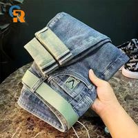 New Men's Jeans 2022 Casual Best Quality Jeans Fashion Design Printed Embroidery Slim Comfortable Men's Jeans