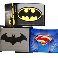 Justice League Superman Batiman wallet PU leather student short animation film and television character wallet