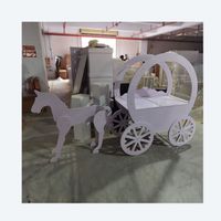 Cheaper Acrylic Mobile Food Trolley Birthday Wedding Decoration Candy Trolley