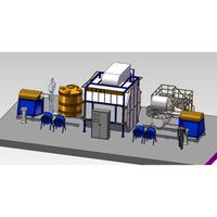 JC-3000CS produces water tank vessel Rotational molding machine