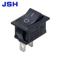 Red Mini 6A 250V 10A 125V 2 Pin DPST ON-OFF Toggle Switch