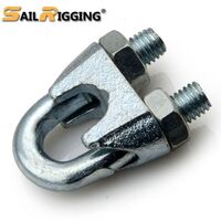 Galvanized adjustable DIN741 bendable wire rope clamp