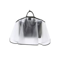 Customized High Quality Waterproof Transparent Fashion Tote Bag Rain Cape Hood With Logo