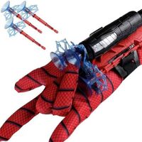 Newest Design Promotion Gant De Superhero Spiderman Web Glove Toy Launcher