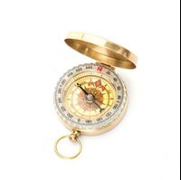 Brass pocket compass high quality metal compass 50mm