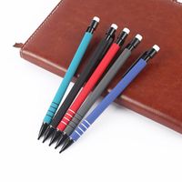 New Best Selling 0.5mm/0.7mm Rubber Grip Body Customizable Mechanical Pencil