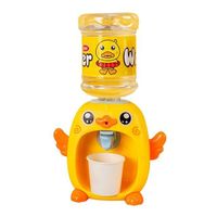 Mini Water Dispenser Children Kids Gift Cute Cold and Warm Water Juice Milk Drinking Fountain Simulation Cartoon Pig Kitchen Toys