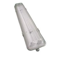 T8 waterproof fluorescent lamp 600mm IP65 2*20W