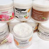 Free Sample Body Scrub Jar Exfoliante Lower Body Facial Skin Care Cleansing Exfoliating Scrub 500g Natural Body Scrub Container