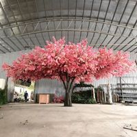 New big flower tree 3.3m high 10m wide full Japanese simulation cherry blossom tree decoration