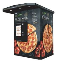 Outdoor business self-service fast food machine automatic pizza vending machine for sale