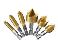 6-Pack Drill Wood Countersunk Bit Set