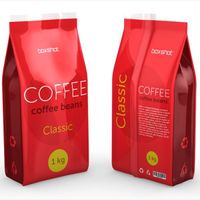 China supplier of coffee bag with valve, black, matte, refillable and resealable