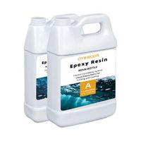 Wholesale Price Epoxy Resin Transparent Liquid Epoxy Floor Mold Process Crystal Silicone Mold Deep Pouring Kit Complete