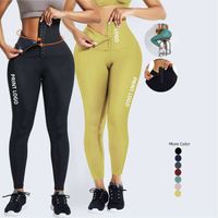 Wholesale Tummy Control Compression Leggings Breathable Fitness Yoga Gym Leggings Women Plus Size Fitness Clothing Wholesale