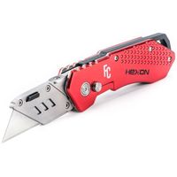 Portable paper sliding art aluminum alloy handle for blade knife practical metal knife folding utility knife