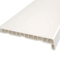 White Interior Exterior Upvc Plastic PVC Bullnose Window Sill Panels