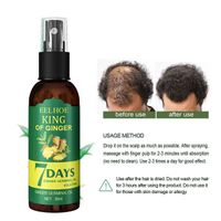 Gentle and nourishing Chinese herbal formula ginger sprout oil, a natural hair oil that promotes rapid hair growth