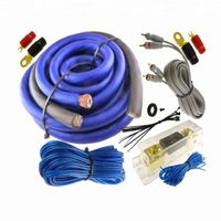 0/4/8 GA AWG OFC Bare Copper 100% Gauge Car Car Audio Amplifier Amplifier Mounting Wiring Kit