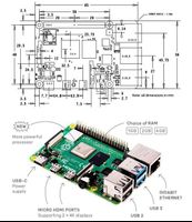 Education Development Board New Raspberry Pi 4 Type B 1GB/2GB/4GB/8GB RAM DIY Kit Raspberry Pi 4B b