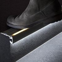 Led Indirect Light Profile Surface Mount Staircase Aluminum Angle Nose Profile For Stair Steps LED Light