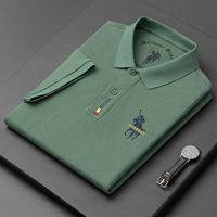Wholesale Blank Men's Golf T-Shirt Embroidered Logo Solid Color Short Sleeve Polo Shirt Large/Tall/Custom Tank Top