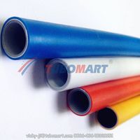 pex al pex composite pipe for compression fitting