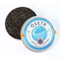Natural black caviar Siberian sturgeon roe
