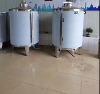 ss304 stainless steel milk tank 500L