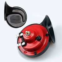 Universal 300DB Loud Air Horn 12V Small Super Train Horn For Truck Vehicle Dual Tone Electric Snail Air Horn Whistle