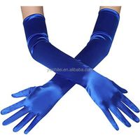 53cm Stretch Satin Wrist and Elbow Opera Maxi Gloves