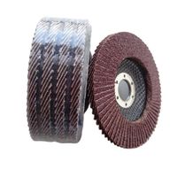 Abrasive Tool Manufacturer 4 Inch Aluminum Oxide Flap Disc Stainless Steel Metal Polishing Sand Disc
