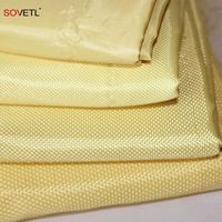 Protection Enhanced 100/160/200/400 Gsm Aramid Woven Fabric