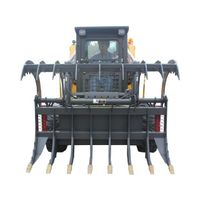 Promotional price and high quality RSBM Skid Steer Hydraulic Grab Bucket