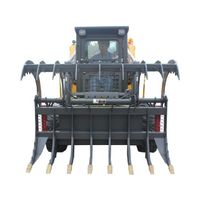 Promotional price and high quality RSBM Skid Steer Hydraulic Grab Bucket