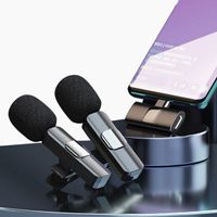 Type-c condenser microphone lavalier lapel bluetooth wireless microphone