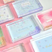 4x6" Clear Glitter Photo Frame