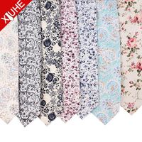 2019 ODM Hot Sale 100% Cotton Casual Floral Tie