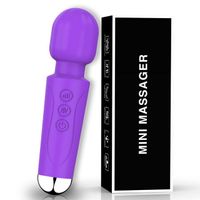 Compact power personal wand massager with 20x high-speed vibration