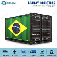 China freight forwarder door to door delivery service sea freight to Brazil DDP
