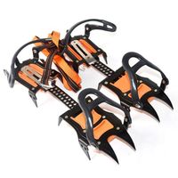 Factory direct sale 10-tooth crampons winter snow boots crampons anti-skid ice nails snow traction splint snowshoes