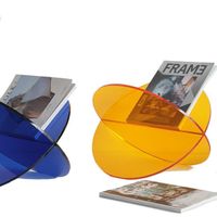 VONVIK detachable acrylic bookshelf magazine album acrylic brochure rack newspaper rack