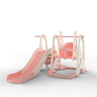 High Quality Cheap Indoor Plastic 3 in 1 Toddler Friendly Slide and Swing Set Children's Slide and Swing Set