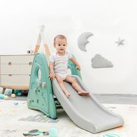 New Cute and Hot Sale Kindergarten ABST Playground Slide and Swing Toy