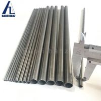High purity tungsten tube 99.95%.