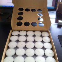 Candle Factory Wholesale Unscented White Tea Candle