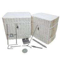 Kiln refractory heat insulation aluminum silicate ceramic module 1260 ceramic fiber module