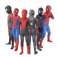TCXW060701 Red Black Spiderman Costume Kids Spiderman Cosplay Costume Halloween Costume