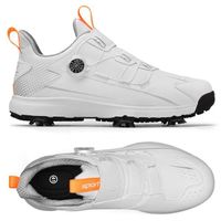 New style men's golf shoes spikes high-end waterproof leather men's golf shoes